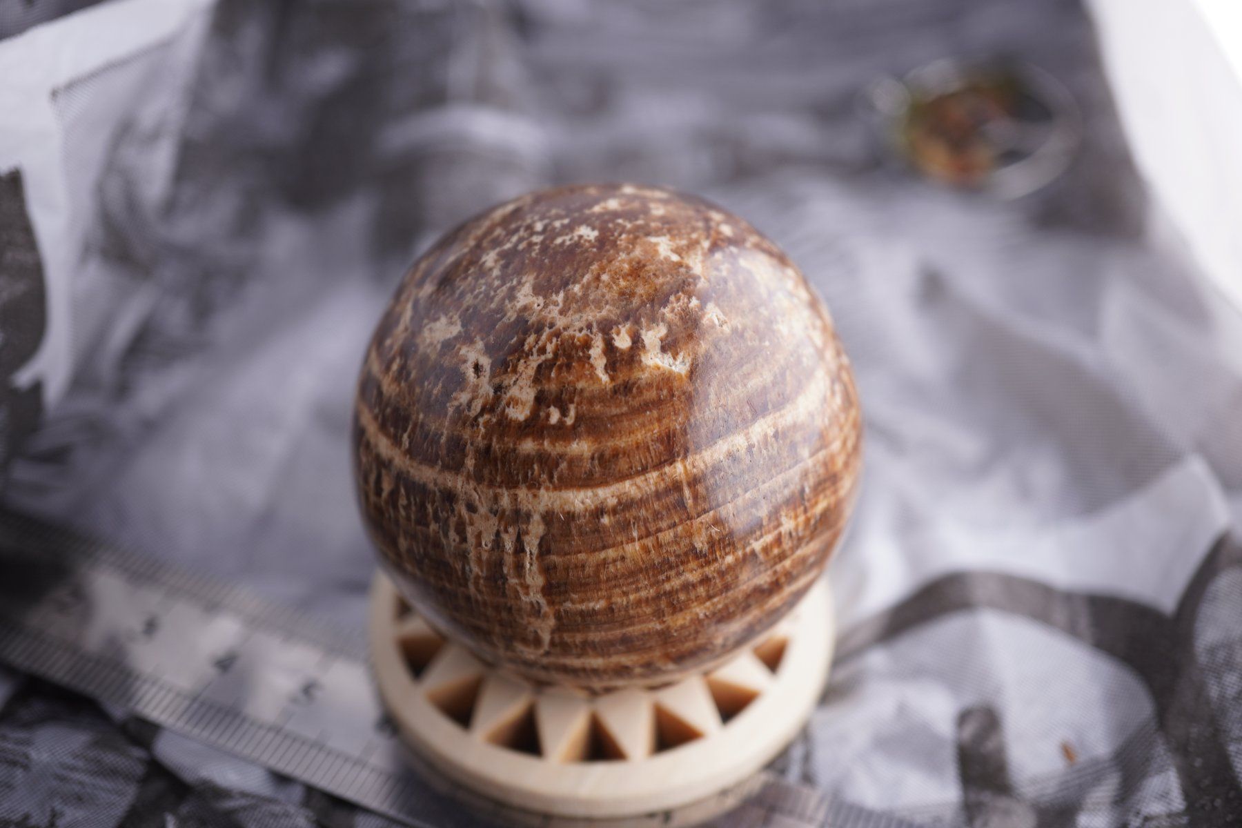 Minerali & Pietre curative: Aragonit      Kugel  Rausverkauf  5cm – Nuovo e nell'imballaggio originale da Eschenbach SG venduto da topstone 4