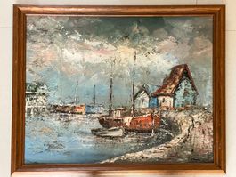 Peinture à l'huile Youline Fournet