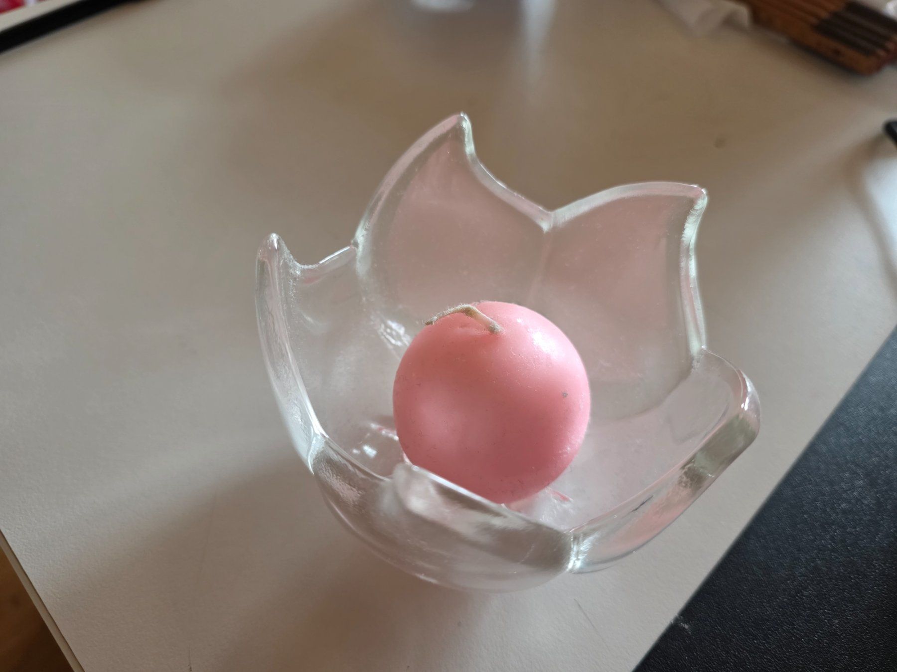 Portacandele: Tulpen Blumen Form Glas Kerzen Ständer Schale – Usato da Walterswil BE venduto da Lonitti