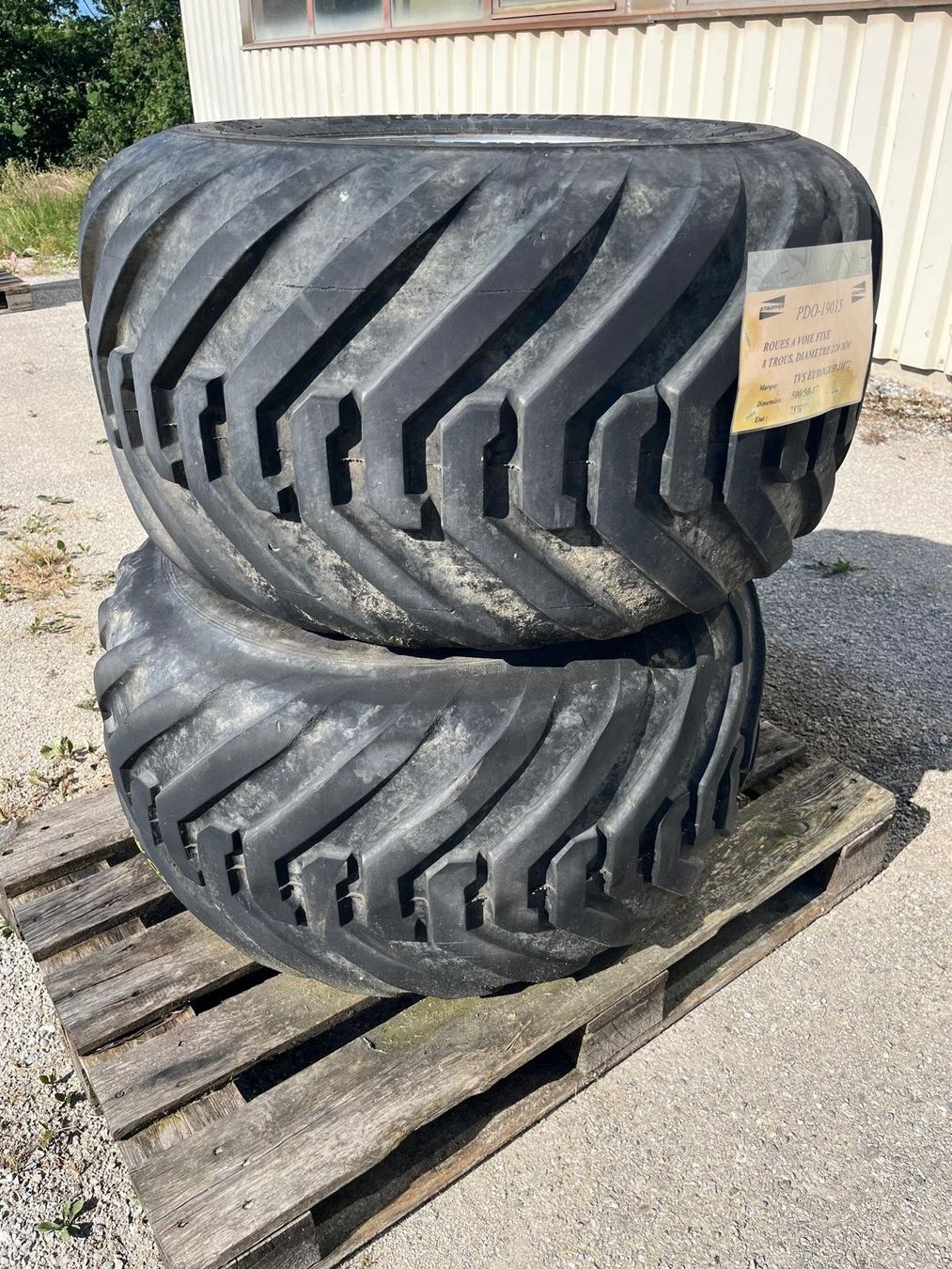 Pneumatici & Ruote complete: Paire de roues 500/50-17 – Usato da Les Thioleyres venduto da Samitrac 1