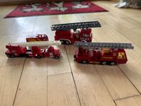 4 Matchbox Feuerwehr Autos