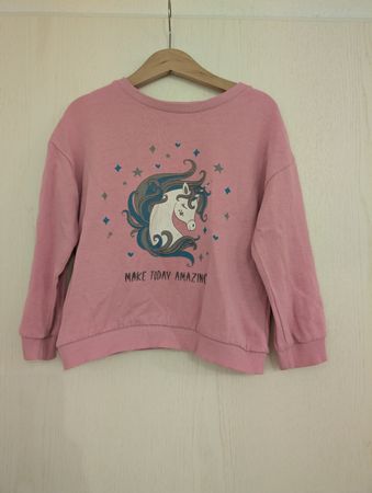 Mädchenpullover Einhorn