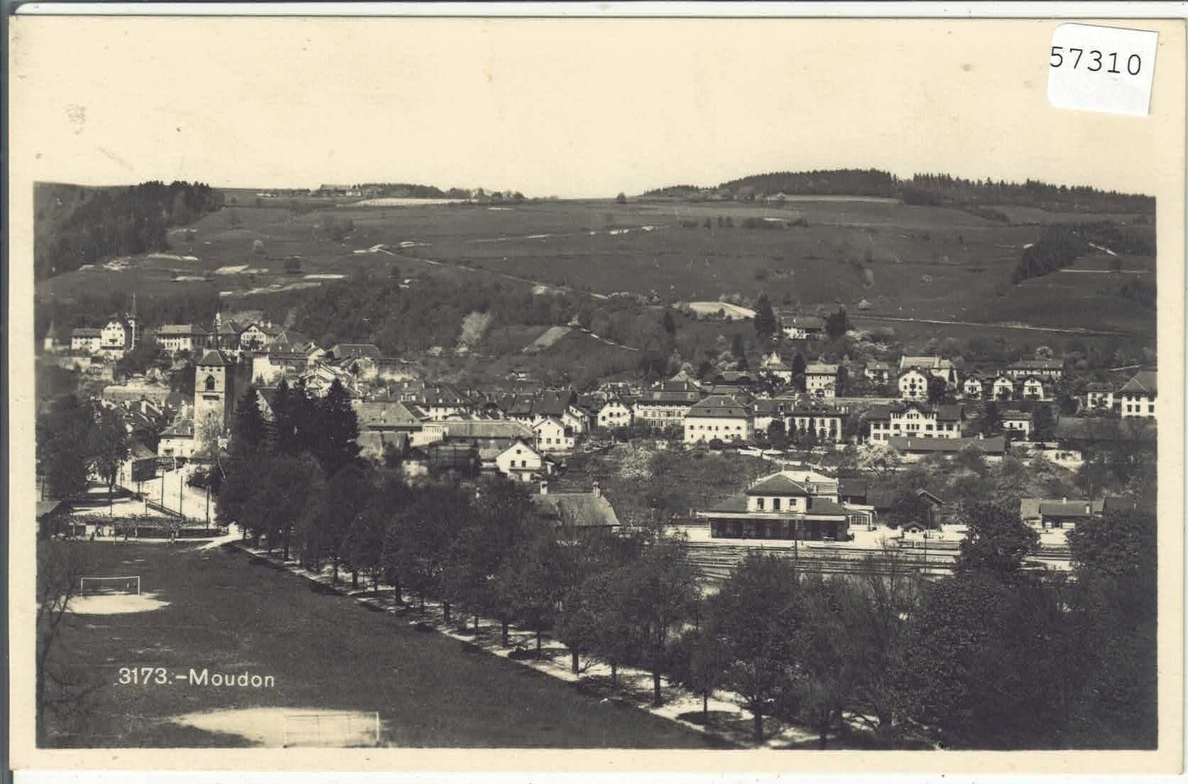 Cartes postales: Moudon - Vue generale – D'occasion à Ettingen par Kartenplanet