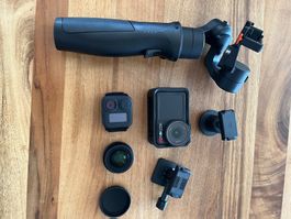 Aktion Kamera DJI Acton 5pro mit Hohem 4 Pro Gimbal