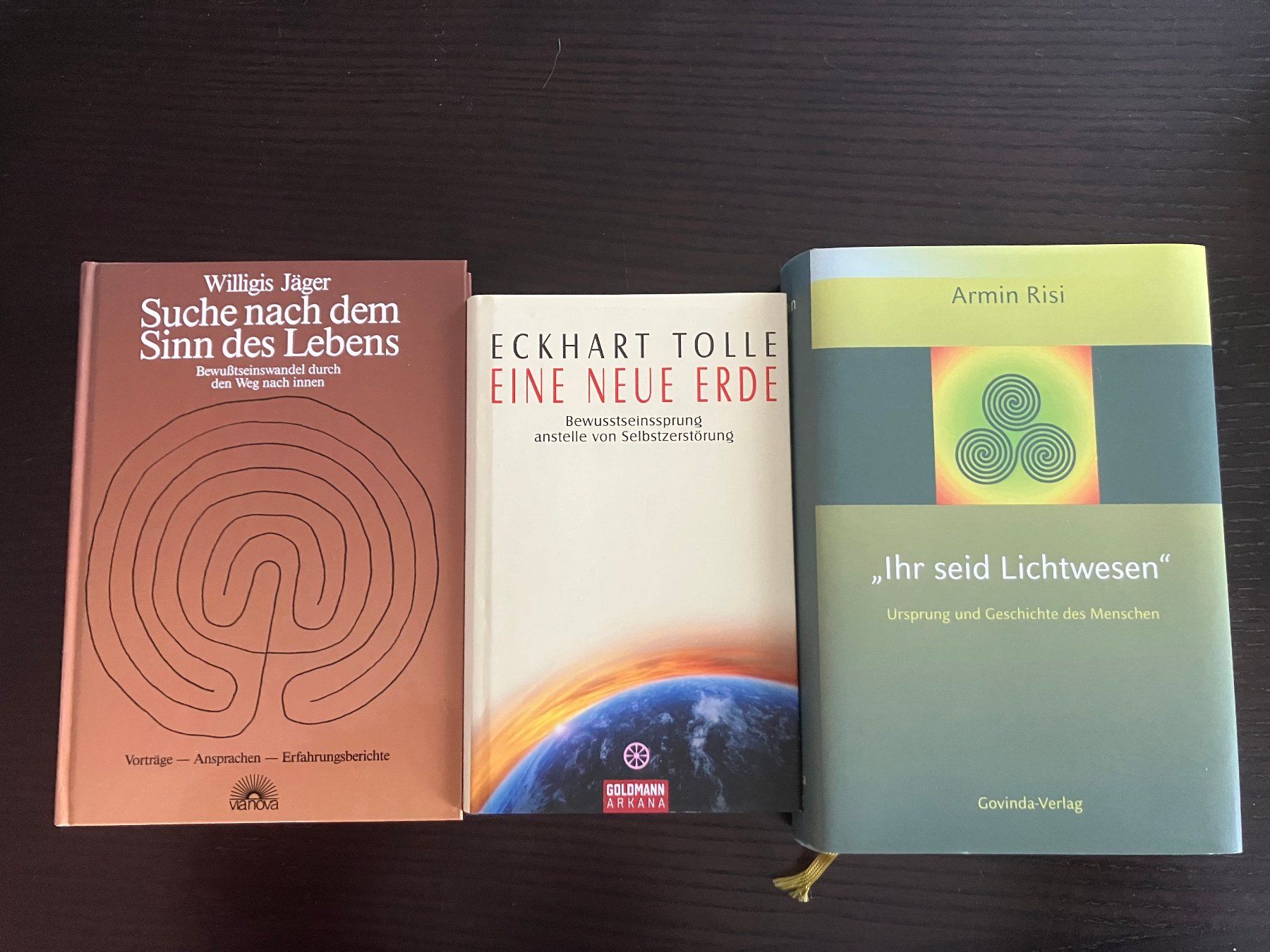 Libri: Bücher von Armin Risi, Eckhart Tolle und Willigis Jäger – Usato da Grenchen venduto da Lesley77