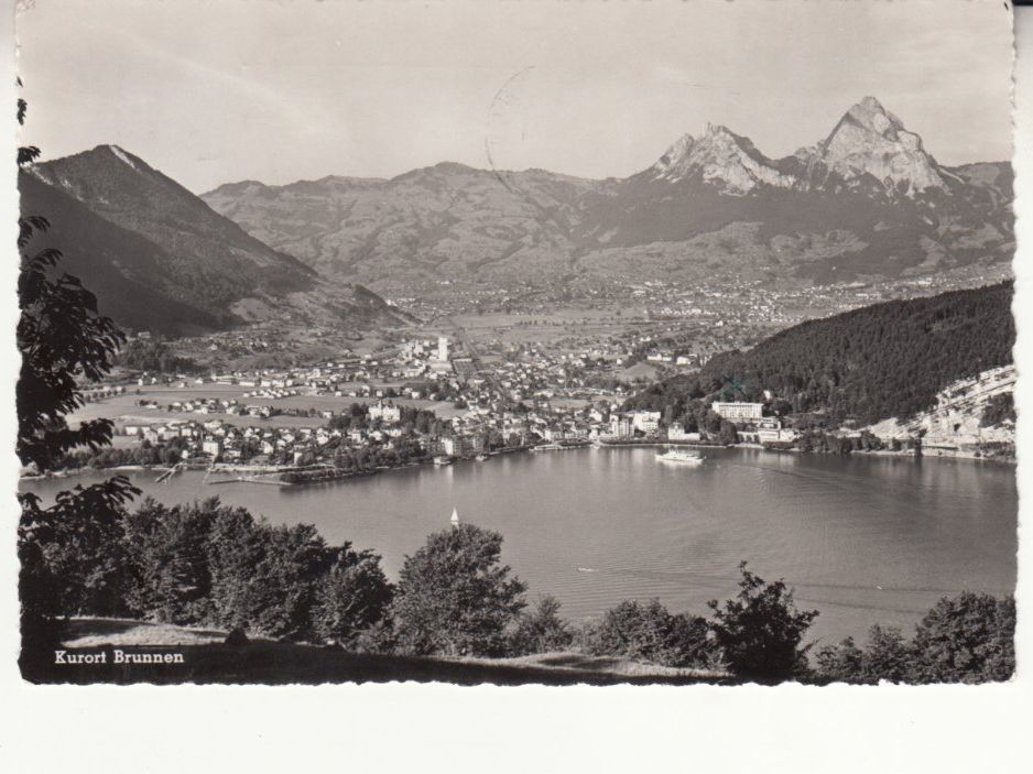Cartoline postali: Brunnen 1965 – Usato da Bürglen TG venduto da StampGraf