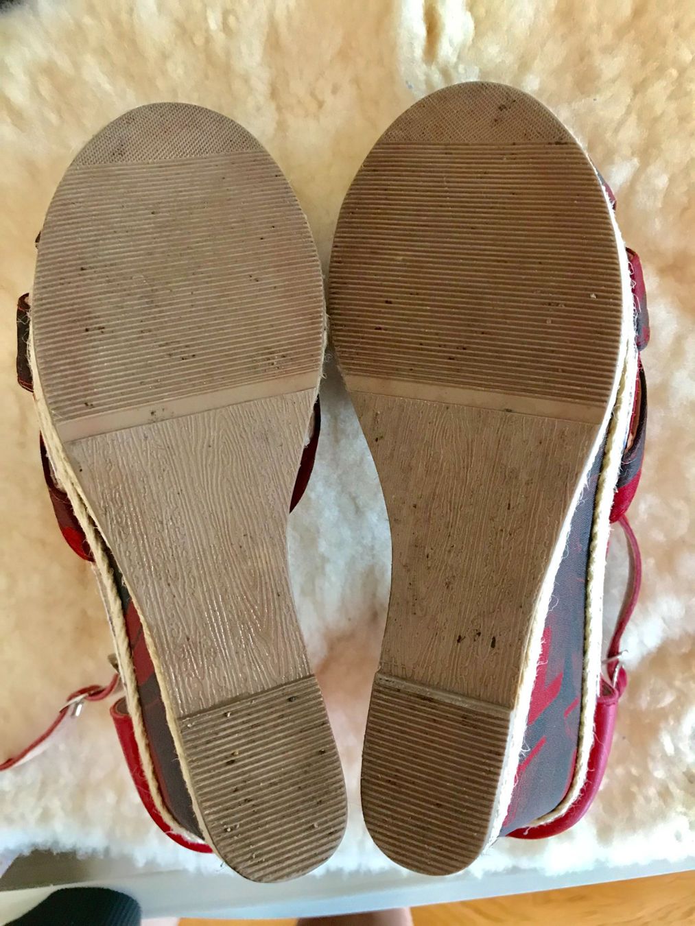 Scarpe da donna: Sandalen 37 Rot echtes Leder – Usato da Dübendorf venduto da Levintreyer 4