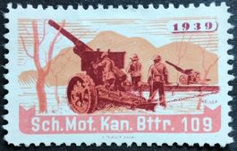 Soldatenmarke 2.WK, Sch Mot Kanonen Bttr 109, Wi Art 284