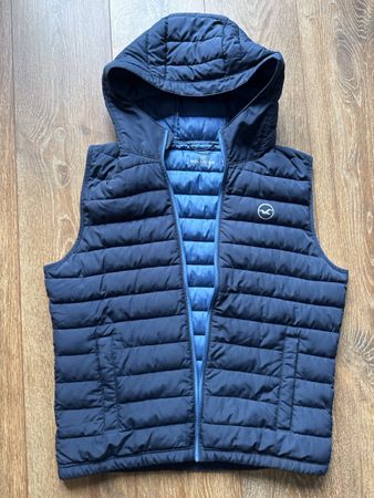 Hollister Weste blau navy L / XL 