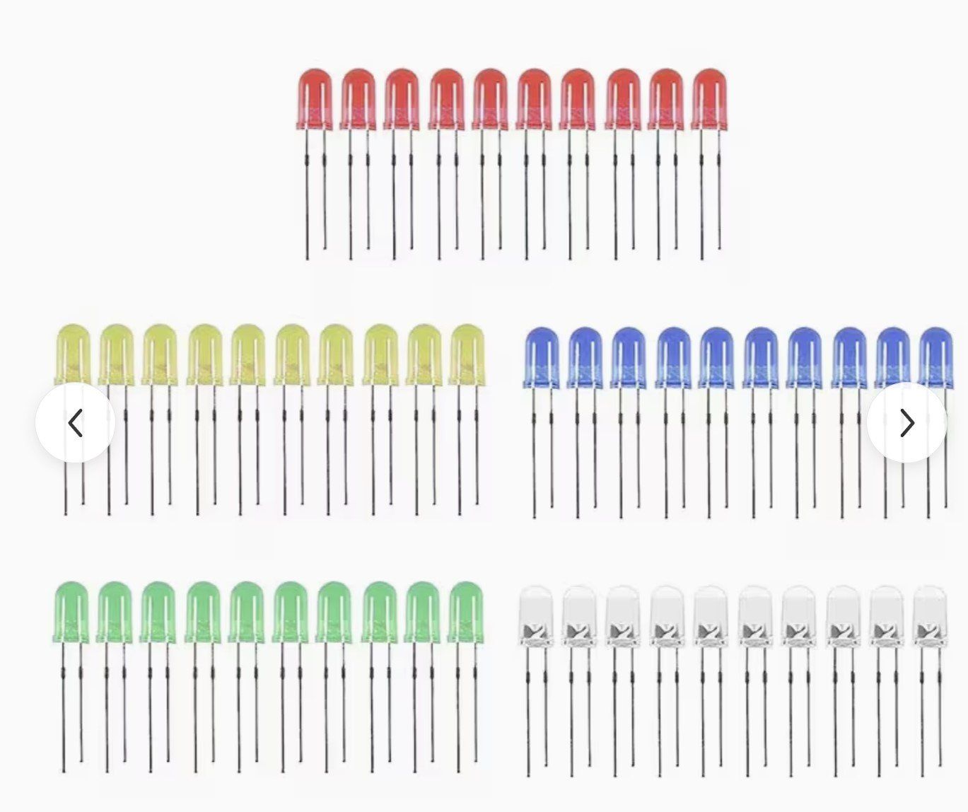 Componenti elettronici: Electronic Component Starter Kit Wire Breadboard LED Buzzers – Nuovo e nell'imballaggio originale da Horw venduto da Arta20000 5