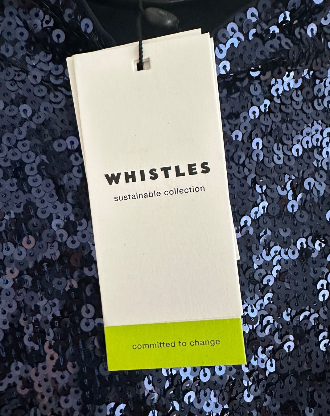 Top: Pailletten-Top von WHISTLES, 36 – Usato da Lachen SZ venduto da zabalina 1