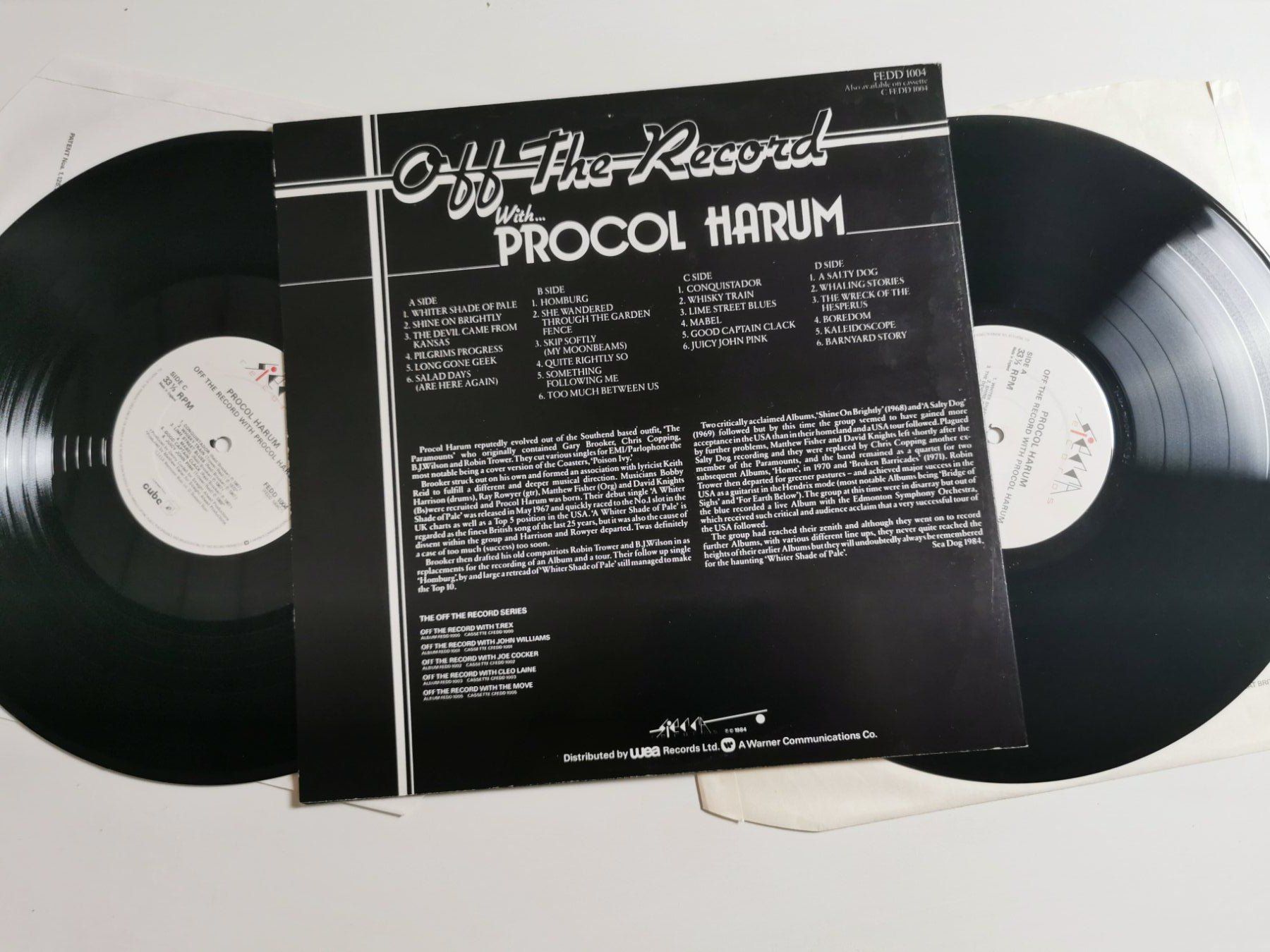 Dischi in vinile: Procol Harum - a Two Record Set Featuring 24 Dynamic Tracks – Usato da Grafenried venduto da Jukebox70 1