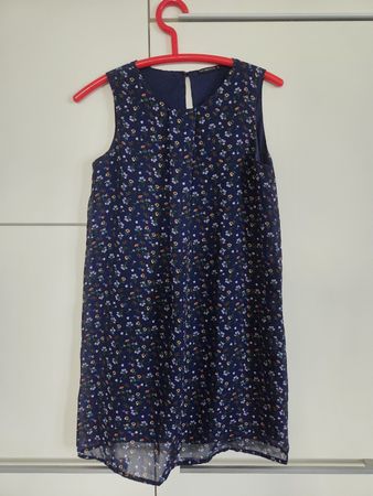Abito Terranova blu fantasia fiori taglia M