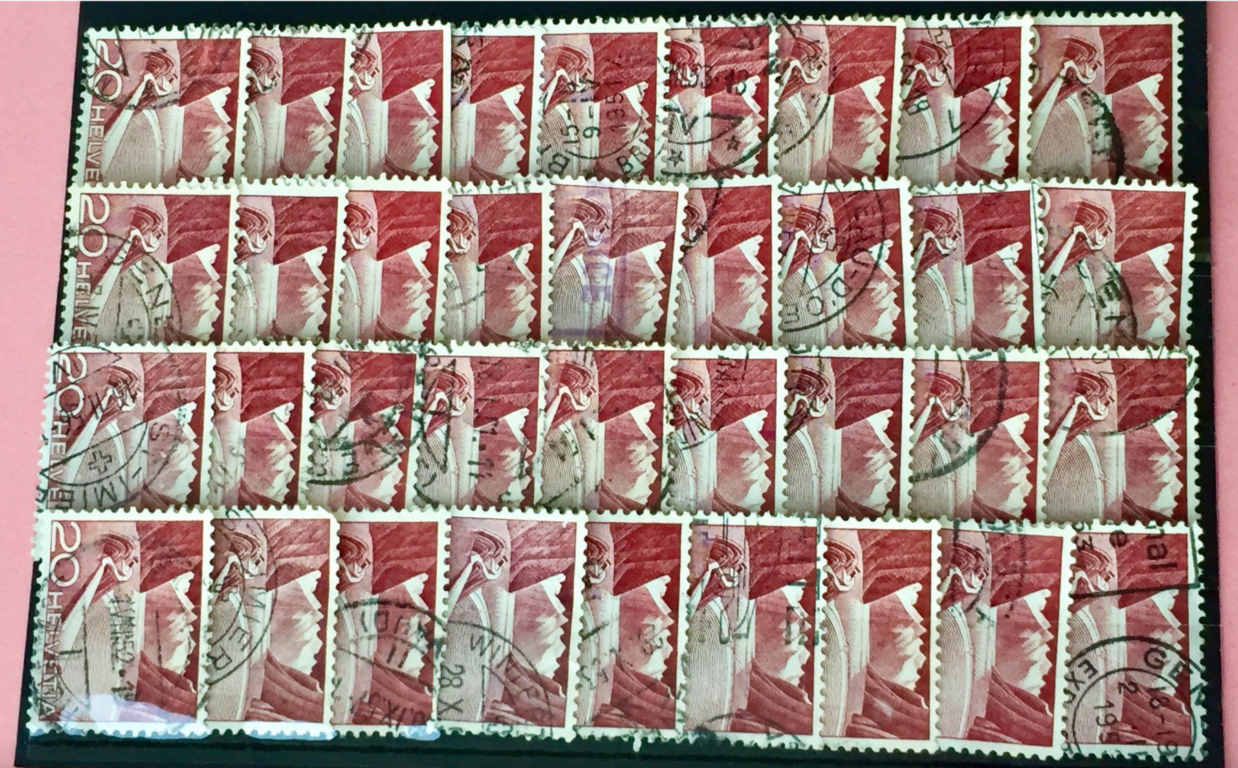 Tutti i francobolli: Nr.301A  Briefmarken mit Stempel      – Usato da Aarau venduto da Billa007