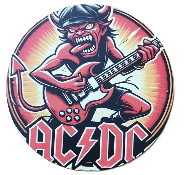 Insegne: AC/DC - Blechschild  (neu/OVP) – Nuovo e nell'imballaggio originale da Wilen b. Wollerau venduto da morethanmusic