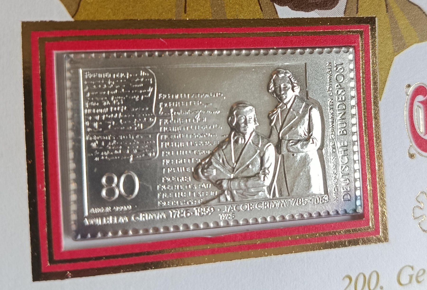 Toutes les monnaies: Numisbrief Gebrüder Grimm ab 1 Fr. !! – D'occasion à Luzern par Vreneli_1 1