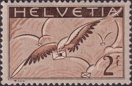1930, F13 ungebraucht mit sehr guter Zähnung, Kat: 150.-