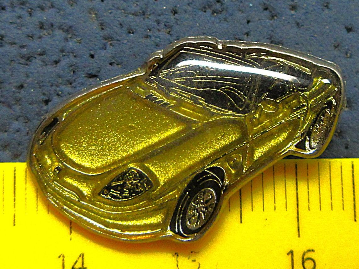 Placchette & Badge: CABRIO OLDTIMER AUTO PIN GLASIERT MIT SECURITY-CLIP – Usato da Ettingen venduto da Hausi4711 1