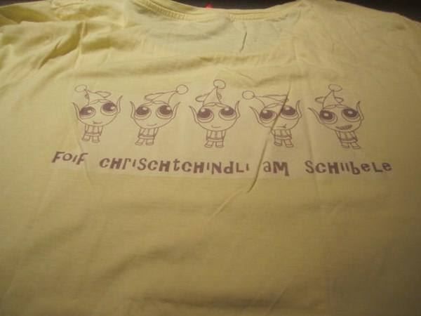 T-shirt: T-Shirt Grösse 40, gelb, hinten – Usato da Zürich venduto da abraxas1291 1