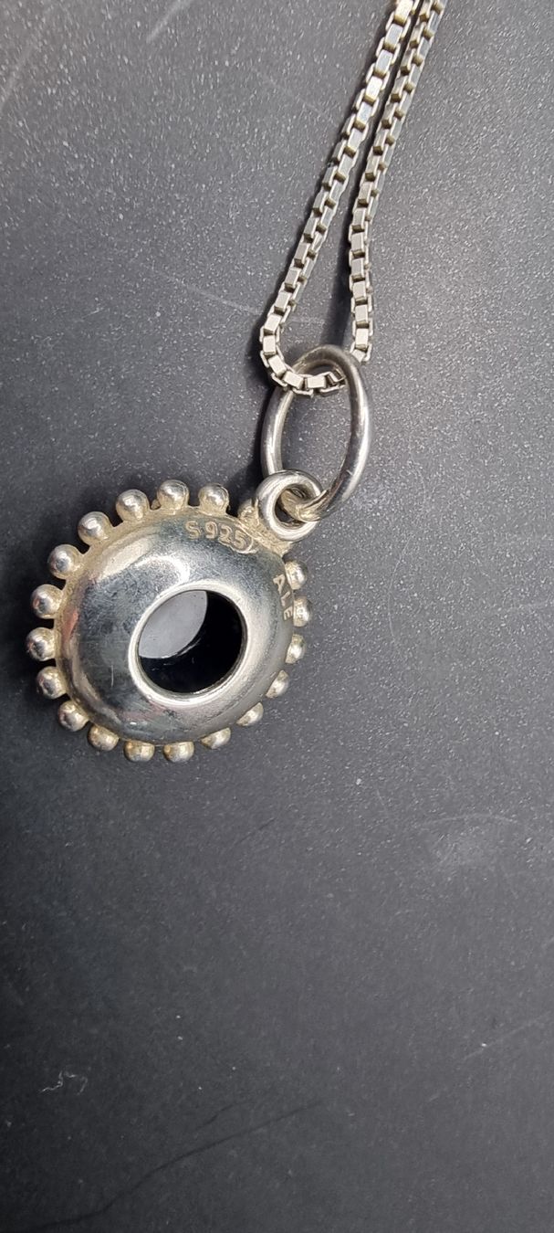 Catenine: Elegante Halskette aus Silber mit Stein – Usato da Kreuzlingen venduto da Vitali_93 3