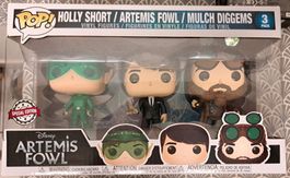 Figurines Funko Pop Artemis Fowl lot de 3
