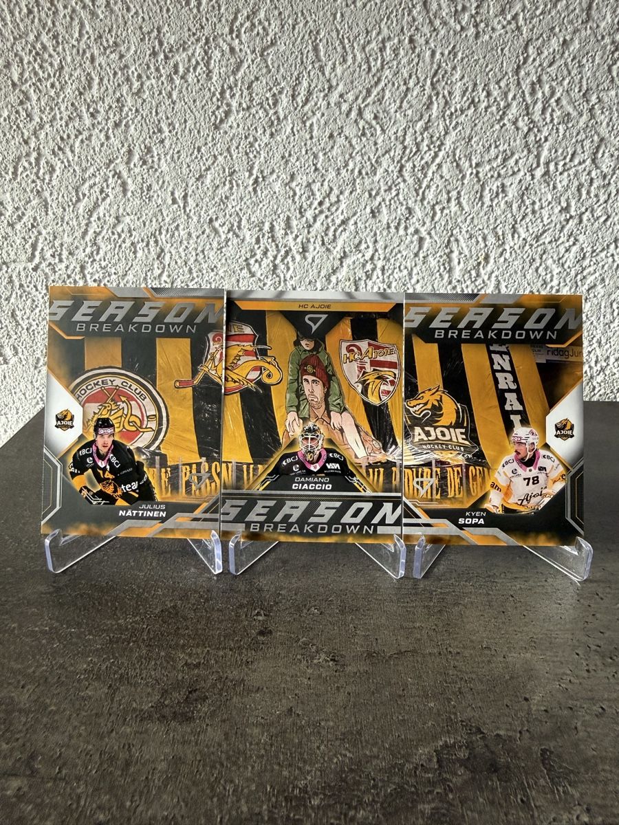 Sportzoo Cartes à collectionner: Saison Breakdown - HC Ajoie  – Neuf avec emballage d'origine à Réchy par Leeroy1998