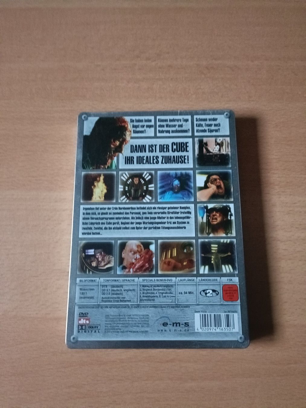Tutti i DVDs: Cube Zero Limited *Steelbook* – Usato da Köniz venduto da Movieportal007 1
