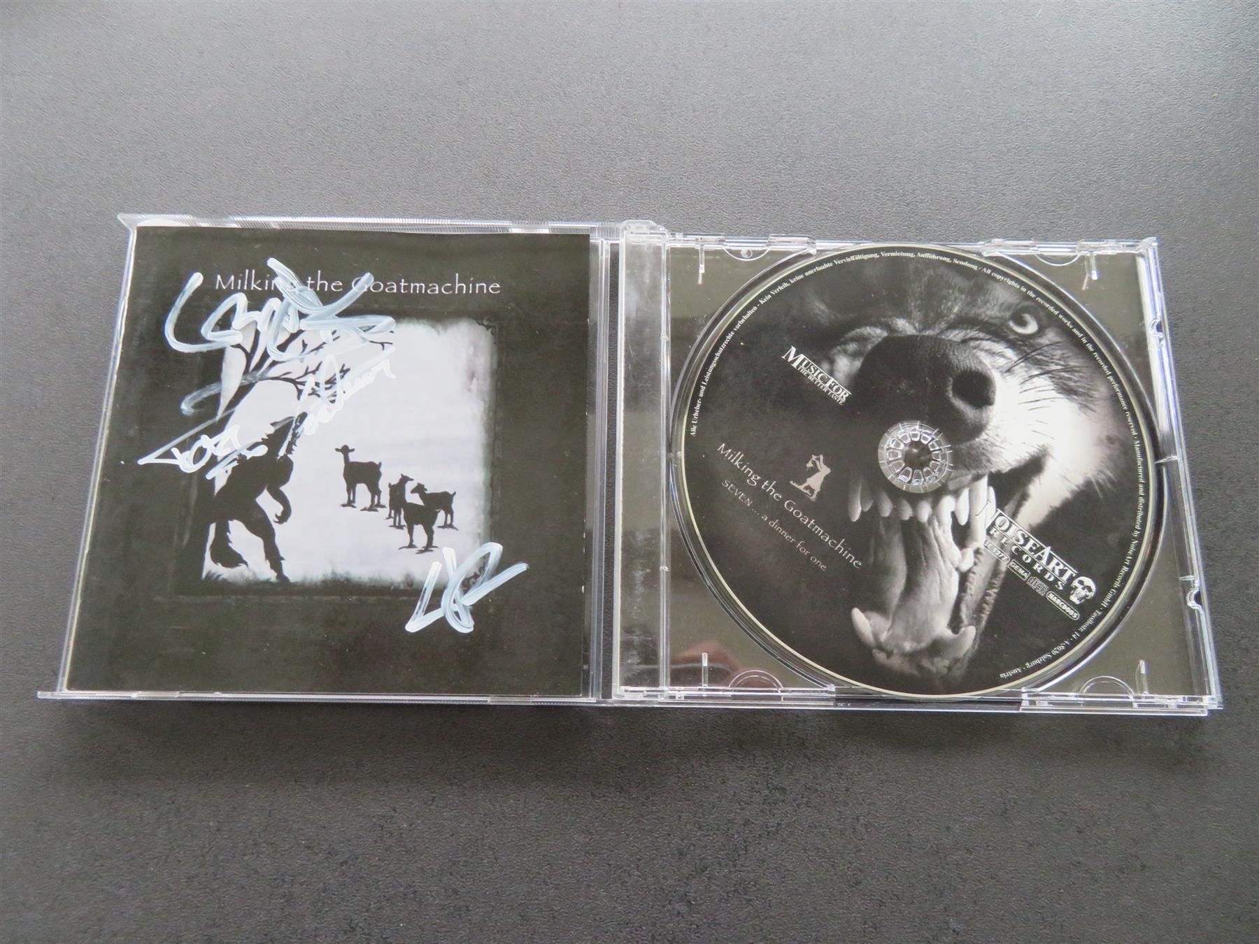 Dischi in vinile: MILKING THE GOATMACHINE Seven.. SIGNED! – Usato da Niederbipp venduto da Onyx32