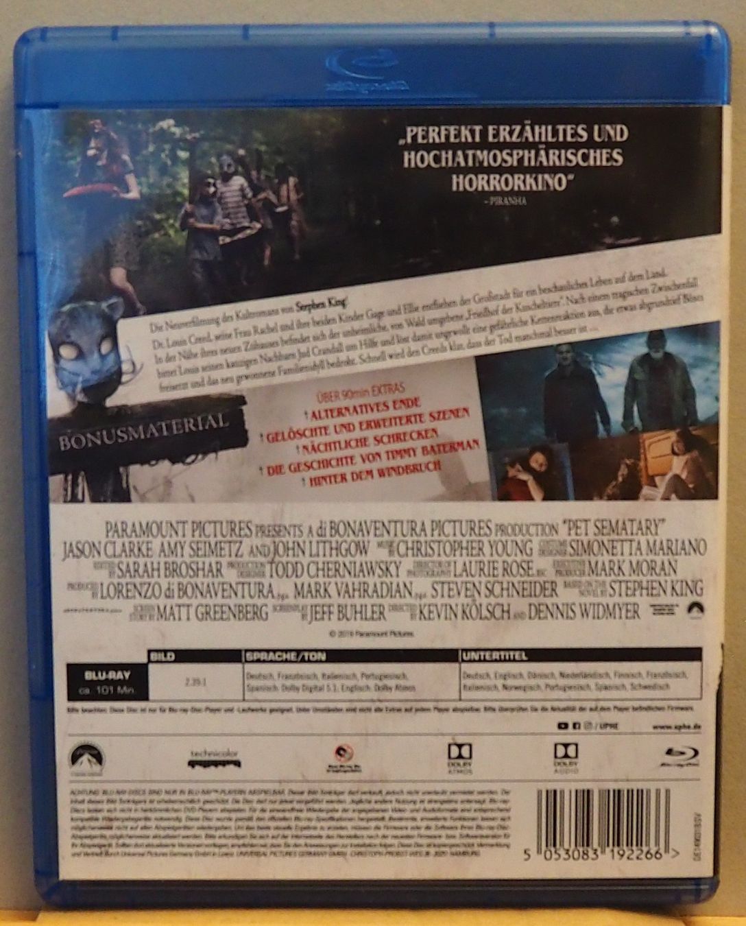 Tutti i DVDs: Friedhof der Kuscheltiere 2019 – Usato da Chur venduto da dluli 1