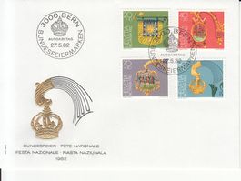 SBK B194 - B197 FDC