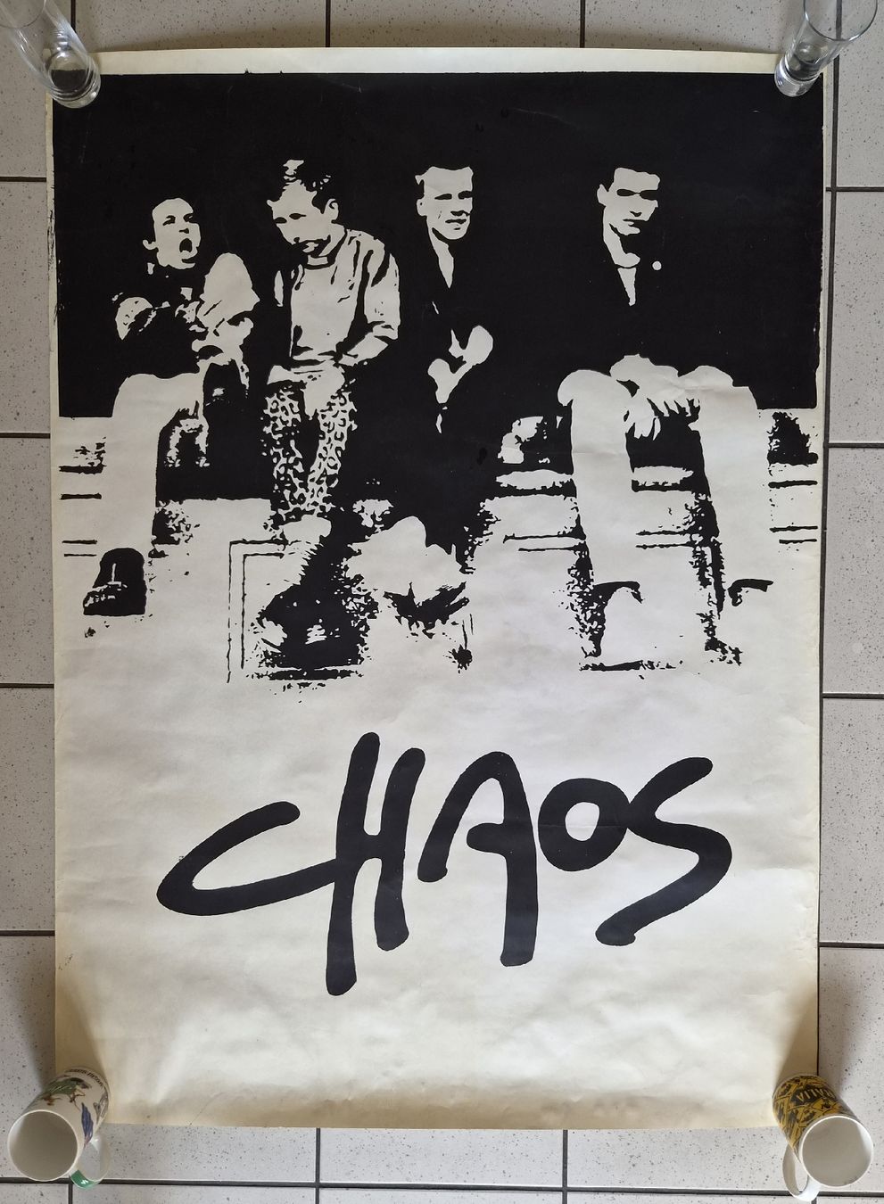 Dischi in vinile: Chaos punk poster – Usato da Genève venduto da tho_7bgr