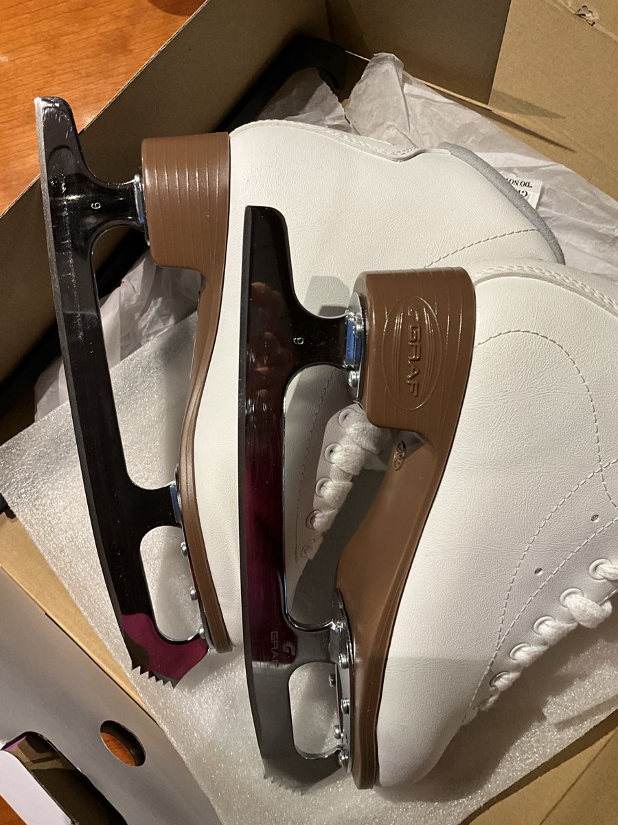 Graf Pattini da ghiaccio: Graf Ruby Star EU 35; UK 3; CM22.0 with A4 Blades NEW – Nuovo (secondo la descrizione) da Bäch SZ venduto da sg7270 6