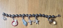 Charm-Armband mit verschiedenen Anhängern, von Swarovski