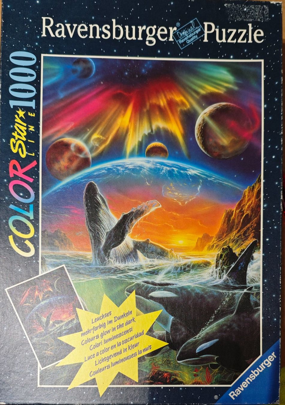 Ravensburger Puzzle: Puzzle Magic Ocean Nachtleuchtend – Usato da Aesch BL venduto da desi1991