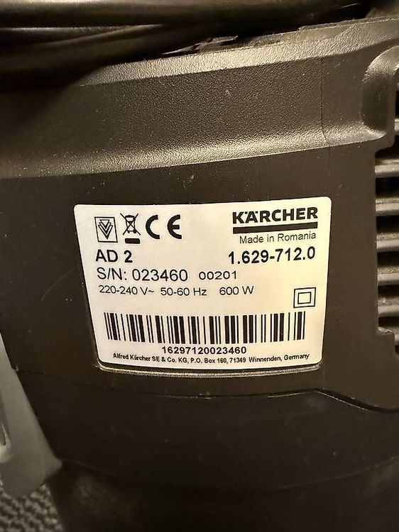 Aspirapolveri & Accessori: Kärcher AD 2 Asche- & Trockensauger – Usato da Davos Platz venduto da sas_dkz5 2