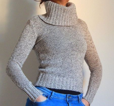Warmes Wolle Rollkragenpullover, Pullover, pull, sehr schön