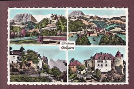 Château de GRUYERES - 4 images - 1957