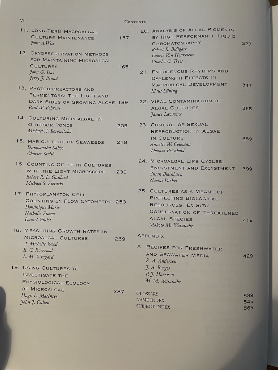 Libri: Andersen. Algal Culturing Techniques (Algae, Algen) – Usato da Zürich venduto da WWehrle 2