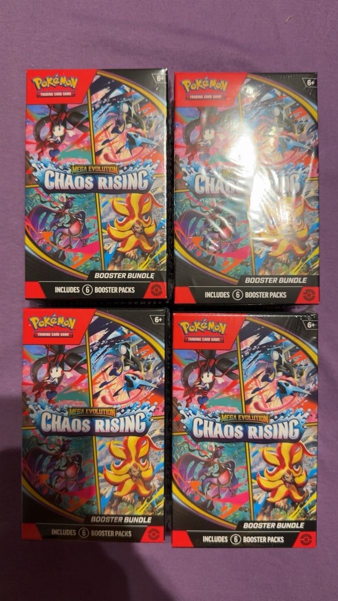 Pokémon Carte collezionabili: Pokemon Chaos Rising Booster Bundle 4x – Nuovo e nell'imballaggio originale da Winterthur venduto da DragohunterTCG