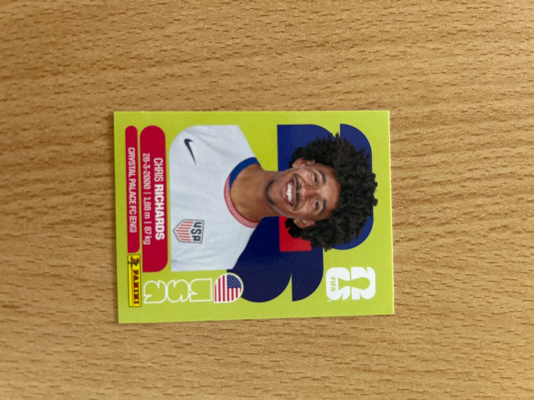 Panini Carte collezionabili: USA 3 - Chris Richards - Panini WM 26 – Usato da Luzern venduto da edu_f6hx