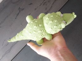 Krokodil, gehäkelt