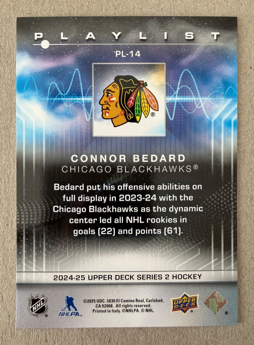 NHL Carte collezionabili: Connor Bedard Upper Deck 2024-25 – Usato da Studen BE venduto da Ironbonehead 1