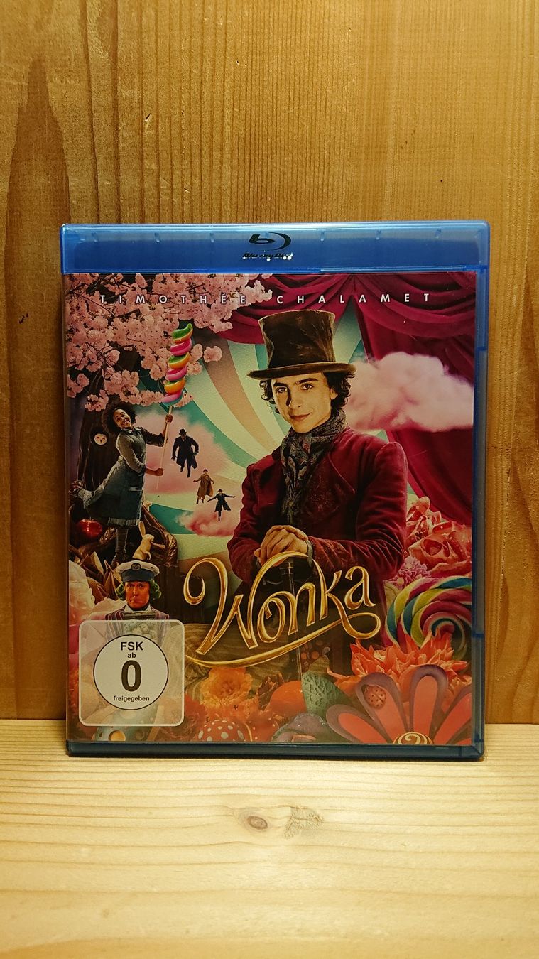 Tutti i DVDs: WONKA Blu-Ray mit Timothée Chalamet – Usato da Wilderswil venduto da Exebub