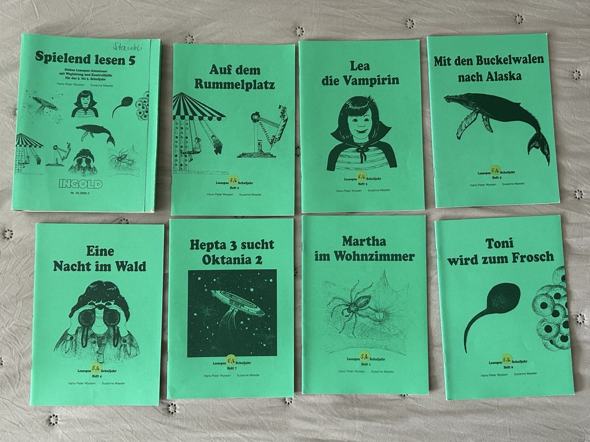 Libri: Lesespurhefte, Lesen mit Rätseln, 7 Stück – Usato da Wolhusen venduto da eve_m6cg