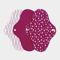 ImseVimse Damenbinden Nacht/serviette nuit Sangria 3Stk/pcs