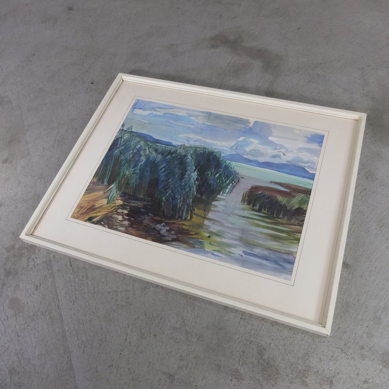 Dipinti: Martin Alfred Christ, Aquarelle – Usato da Basel venduto da Brocki-auf-dem-Wolf
