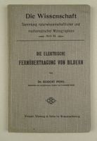 DIE ELEKTRISCHE FERNÜBERTRAGUNG VON BILDERN, 1910, BUCH