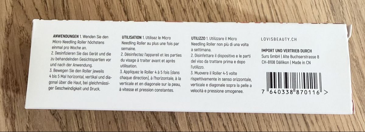 Cura del viso: Rouleau de Micro Needling LOVIS NEUF – Nuovo e nell'imballaggio originale da Courgevaux venduto da auxtrouvailles 6