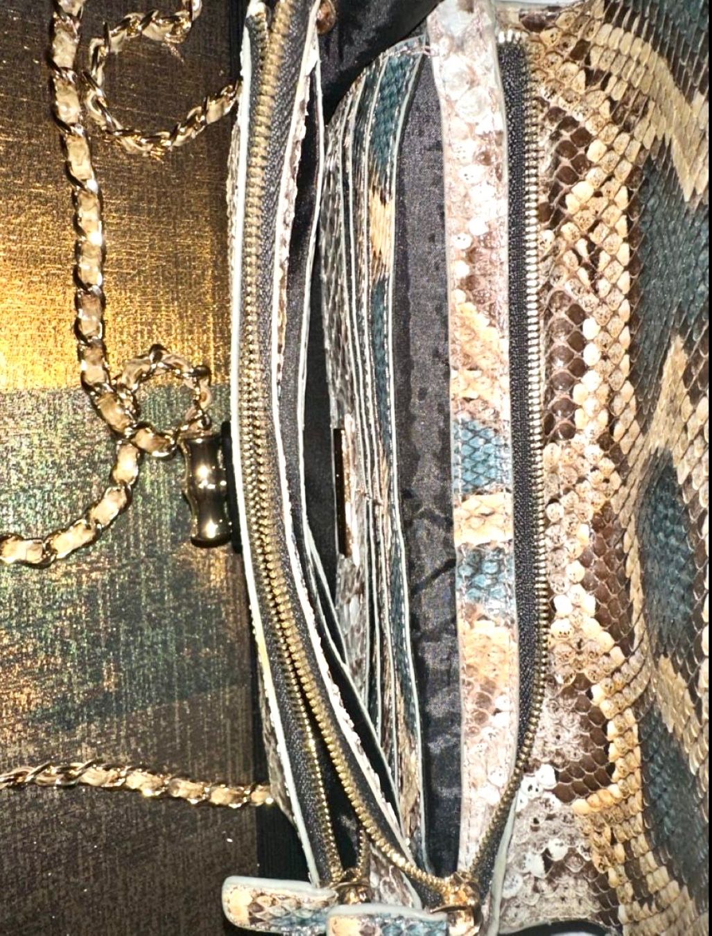 Altro in  Abbigliamento & Accessori: Rare Genuine Python Leather Bag | Vintage Editorial Piece – Usato da Zürich venduto da Souljunic 3