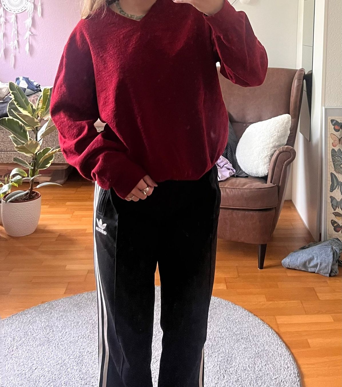 Pullover & Sweatshirts: Roter Strickpullover – Gebraucht aus Steffisburg von ria_8kvp